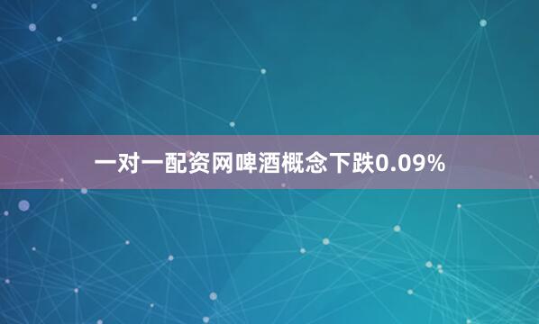 一对一配资网啤酒概念下跌0.09%